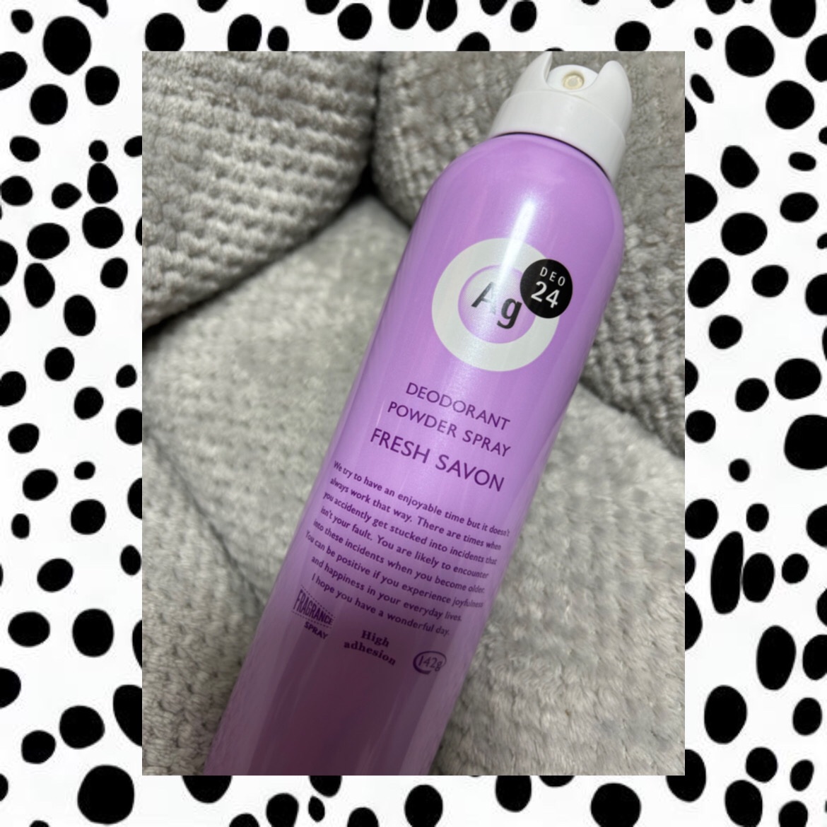 パウダースプレー（フレッシュサボン）/エージーデオ24/デオドラント・制汗剤を使ったクチコミ（1枚目）