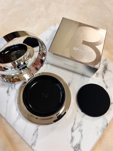 V3シャイニングファンデーション/SPICARE/クッションファンデーションを使ったクチコミ(4枚目)