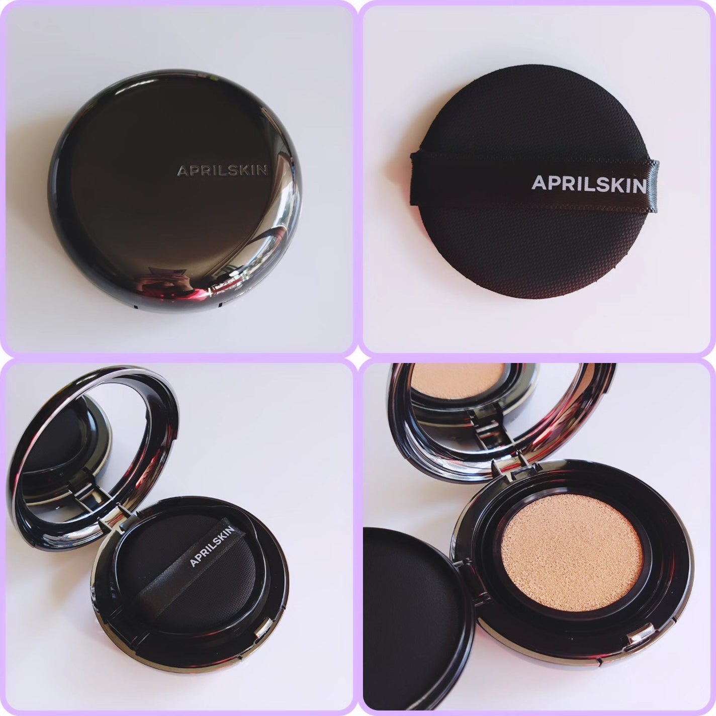 ハイパーカバーフィットクッション グラファイト/APRILSKIN/クッションファンデーションを使ったクチコミ(2枚目)