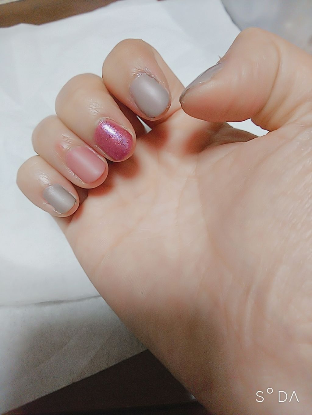 サンリオネイル/DAISO/マニキュアを使ったクチコミ（3枚目）