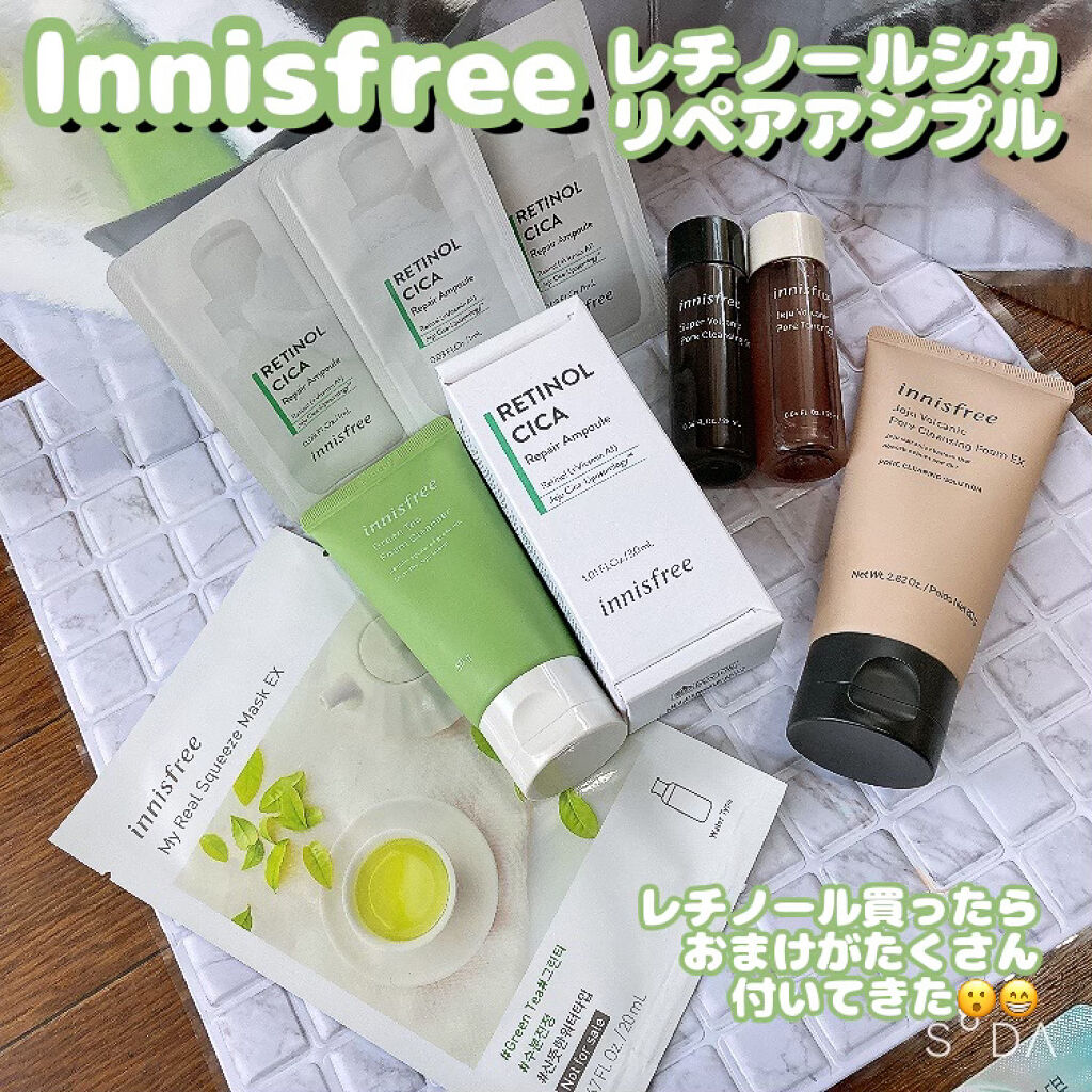 レチノール　シカ　リペア　セラム/innisfree/美容液を使ったクチコミ（3枚目）