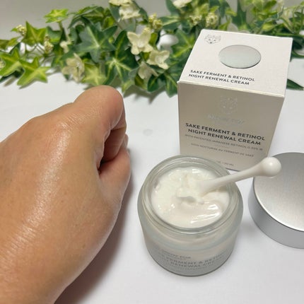 SAKE ナイトクリーム/SNOW FOX SKINCARE/フェイスクリームを使ったクチコミ(4枚目)