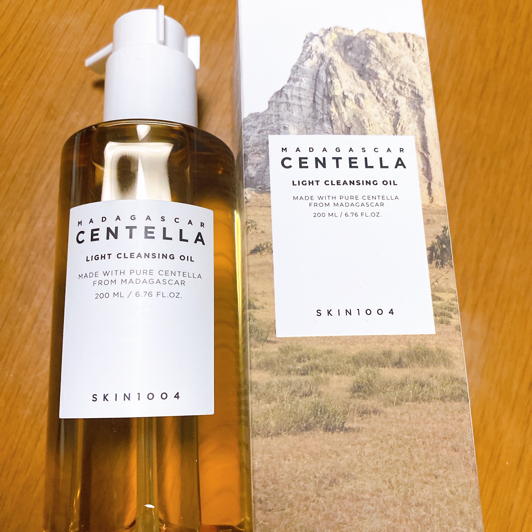 センテラ ライトクレンジングオイル/SKIN1004/オイルクレンジングを使ったクチコミ（2枚目）