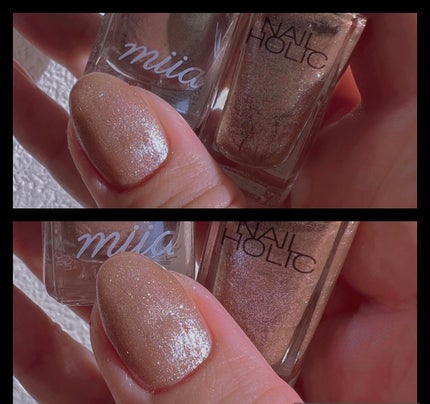 miia ネイルカラー/DAISO/マニキュアを使ったクチコミ(2枚目)