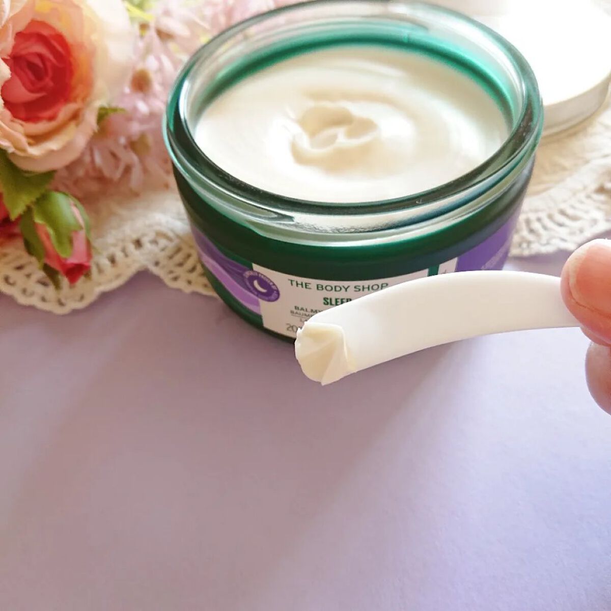 ウェルネス バーミィボディクリーム ラベンダー＆ベチバー/THE BODY SHOP/ボディクリームを使ったクチコミ（3枚目）