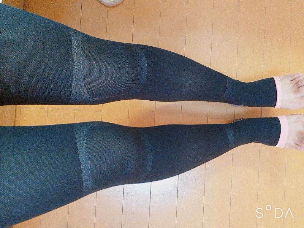 寝ながらメディキュット スパッツ 骨盤テーピング/メディキュット/着圧ソックス・レギンスを使ったクチコミ（3枚目）