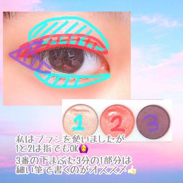 エルファー プロフェッショナル アイシャドウ/DAISO/アイシャドウパレットを使ったクチコミ（2枚目）