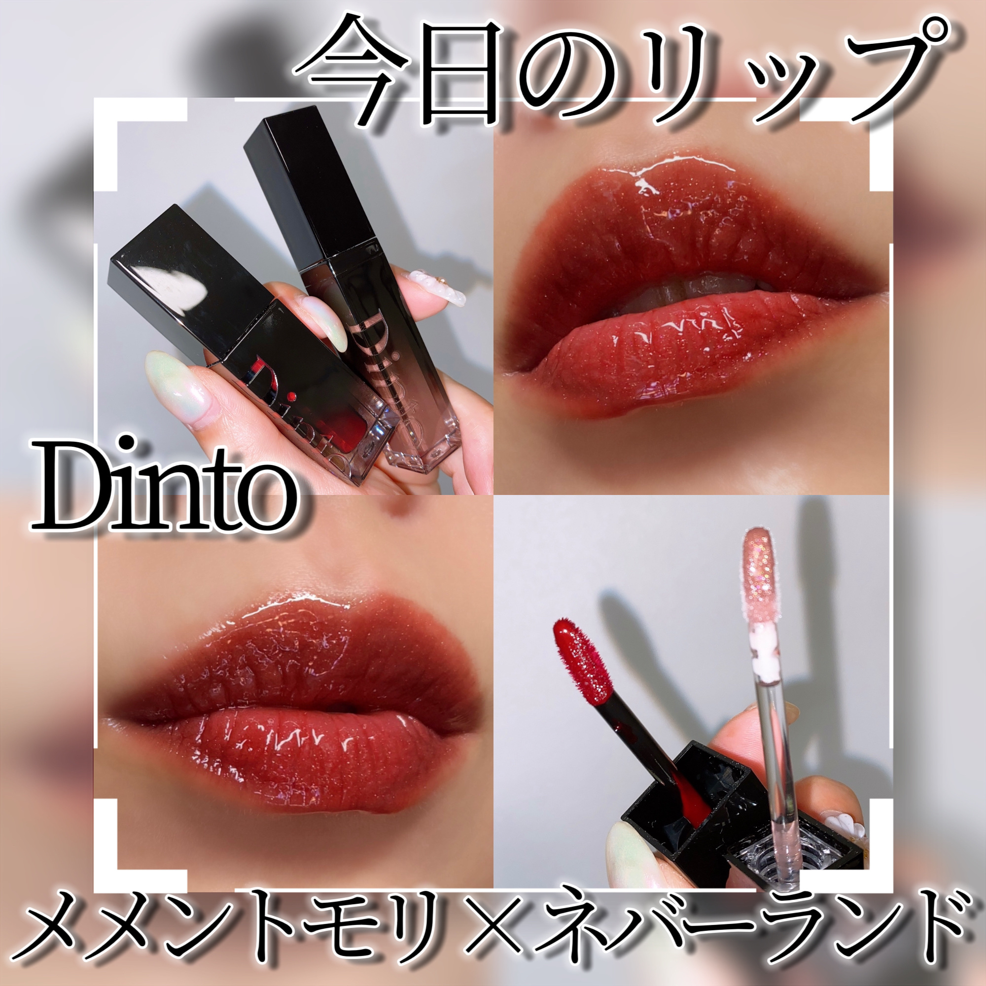 Dintoの口紅・グロス・リップライナー・リップケア ブラーグロイリップ