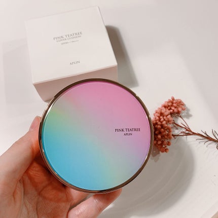 ピンクティーツリーカバークッション/APLIN/クッションファンデーションを使ったクチコミ(2枚目)
