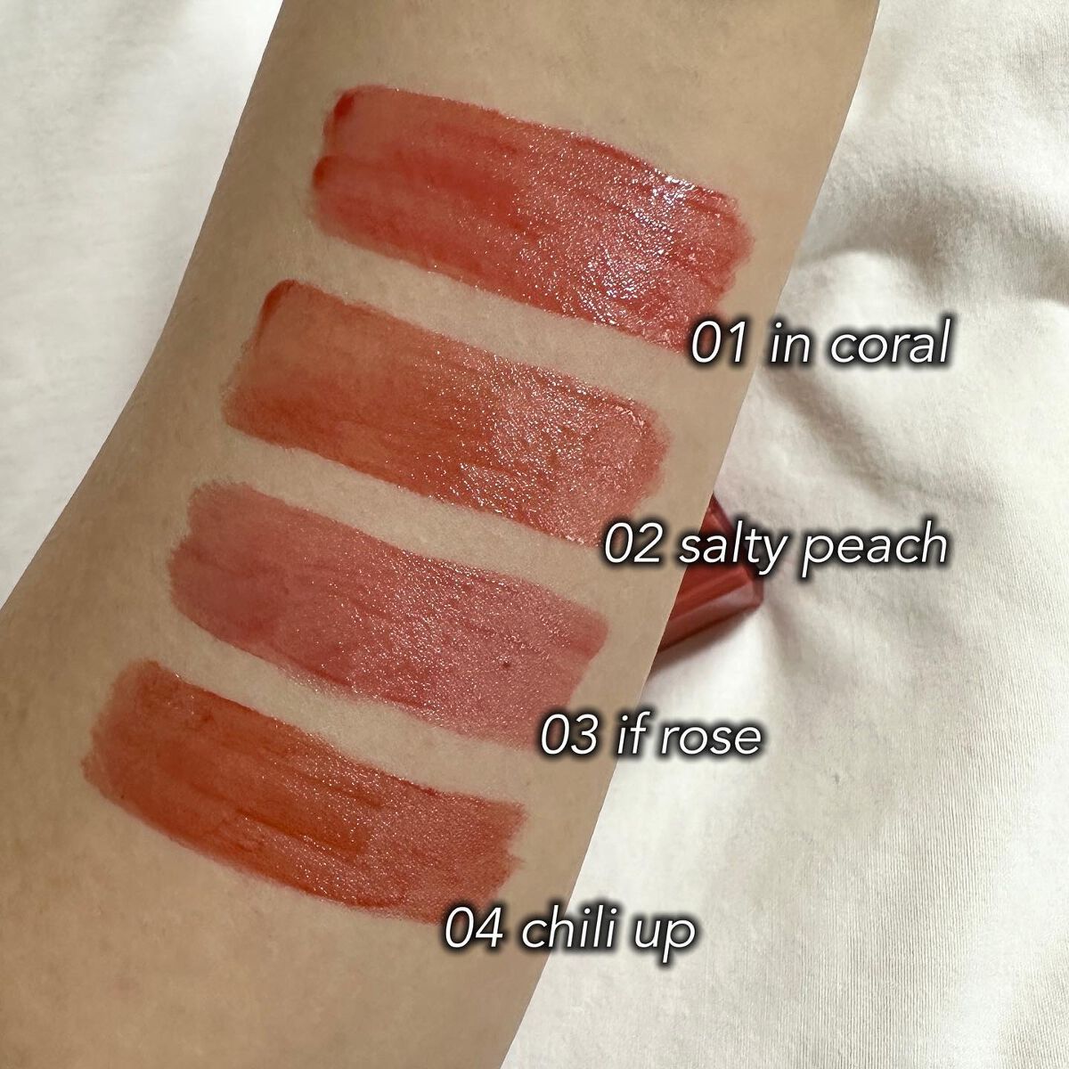 デュイフルウォーターティント/rom&nd/リップティントを使ったクチコミ（2枚目）