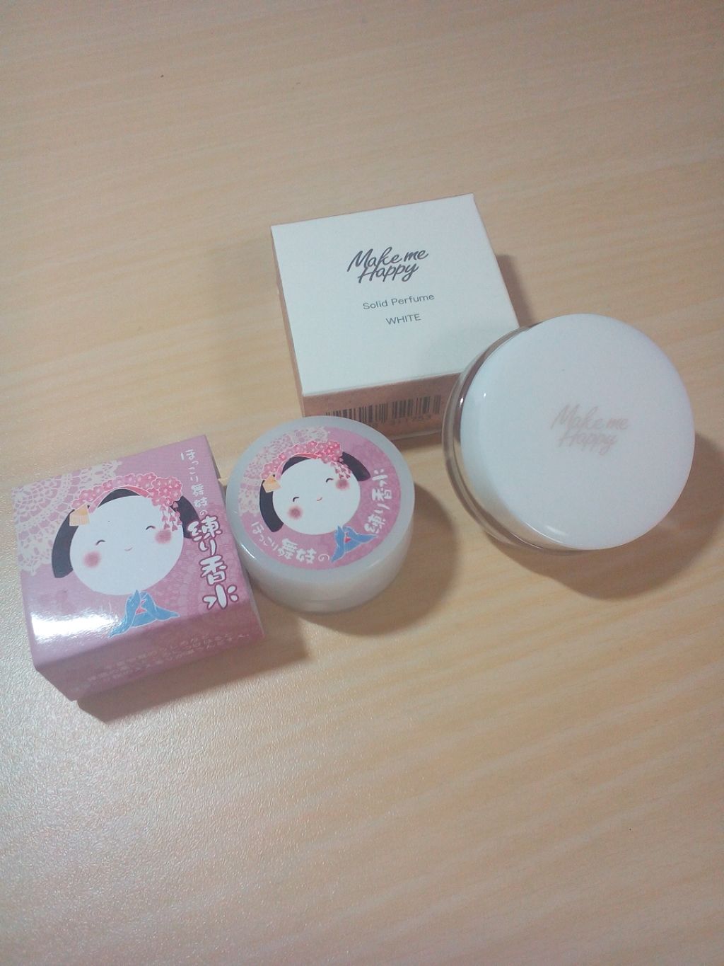 メイクミーハッピー ソリッドパフューム WHITE/キャンメイク/練り香水を使ったクチコミ（3枚目）