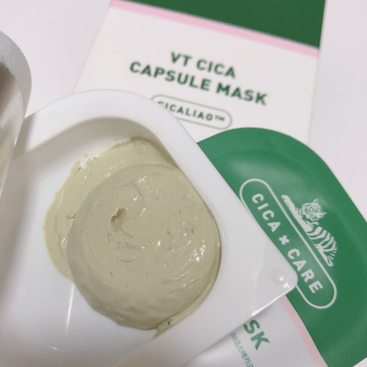 CICA カプセルマスク/VT/洗い流すパック・マスクを使ったクチコミ(1枚目)