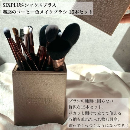15本メイクブラシセット/SIXPLUS/メイクブラシを使ったクチコミ(10枚目)