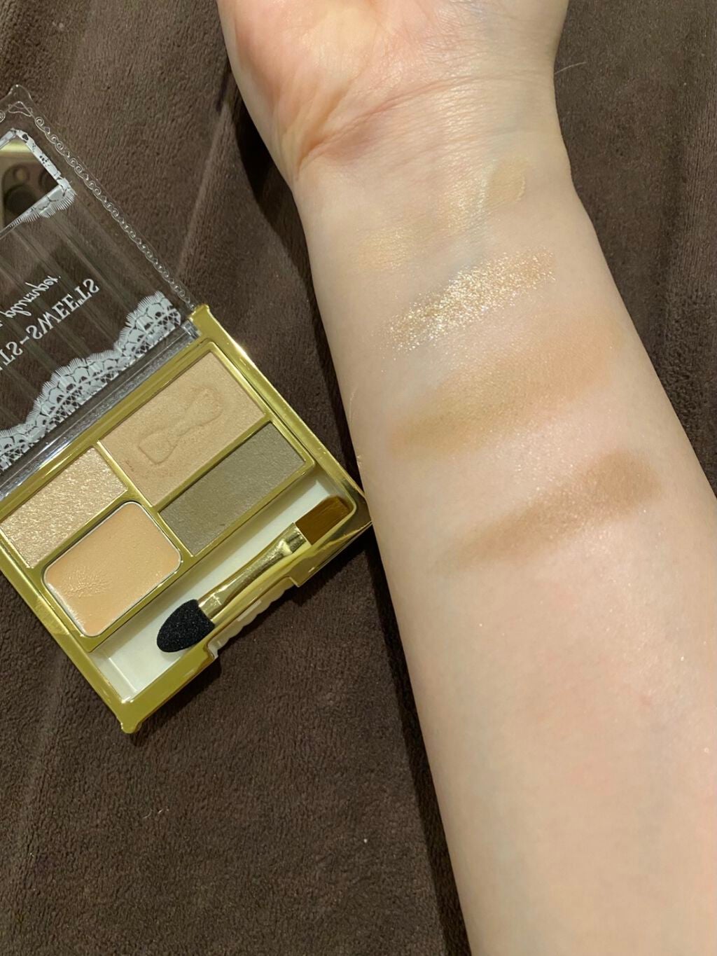 アイバッグプランパー/スウィーツ スウィーツ/アイシャドウパレットを使ったクチコミ(3枚目)