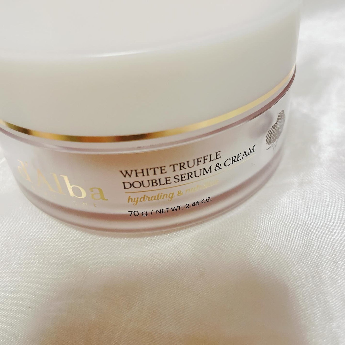 ホワイトトリュフダブルセラムアンドクリーム/ダルバ/フェイスクリームを使ったクチコミ(2枚目)