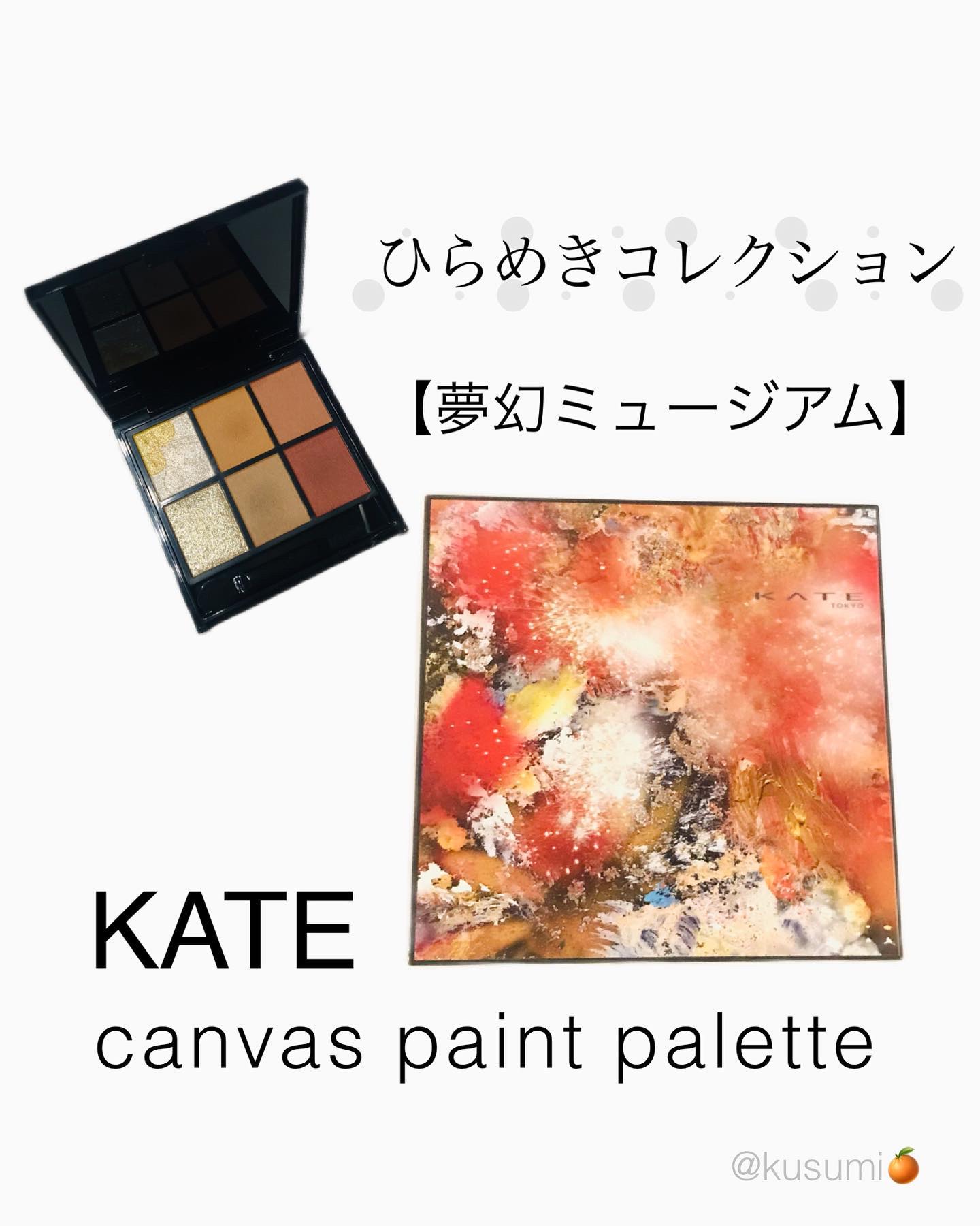 キャンバスペイントパレット/KATE/マルチパレットを使ったクチコミ（1枚目）