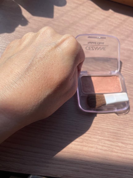 ナチュラル チークN/CEZANNE/パウダーチークを使ったクチコミ(3枚目)