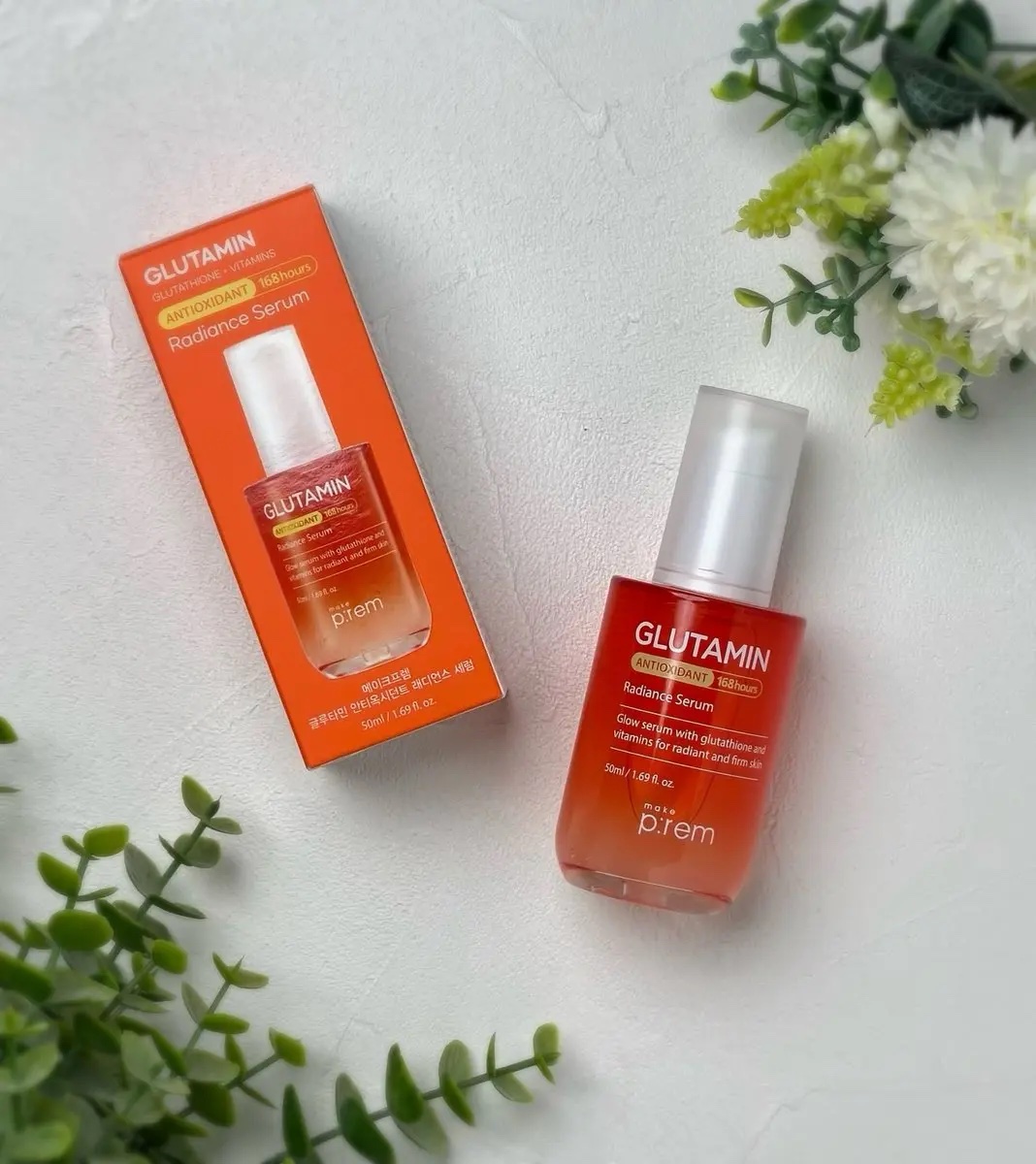 グルタミン抗酸化光彩セラム/make prem/美容液を使ったクチコミ（2枚目）