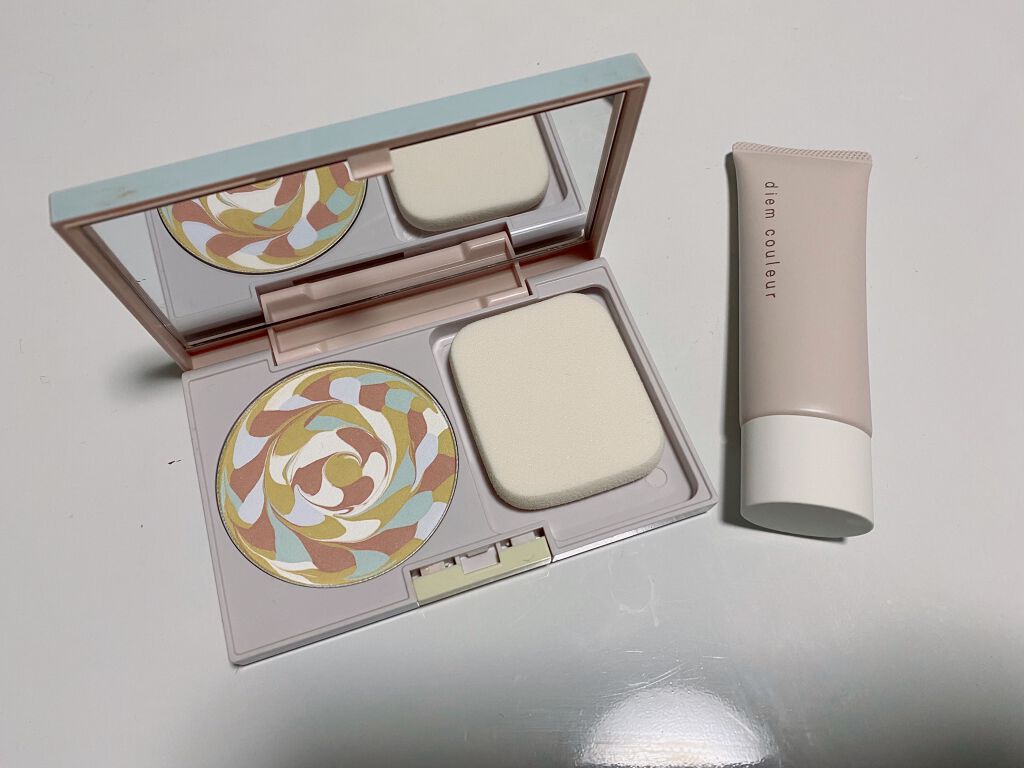 カラーブレンドファンデーション/ディエム クルール/パウダーファンデーションを使ったクチコミ(1枚目)