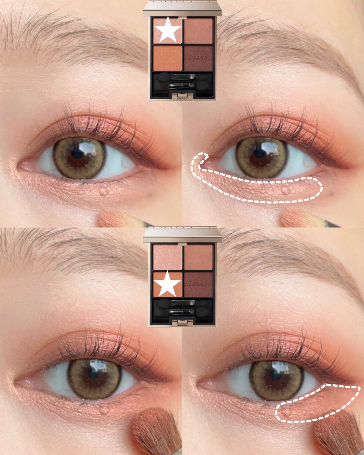 限定アイシャドウパレット】アイカラーレーション｜LUNASOLの口コミ