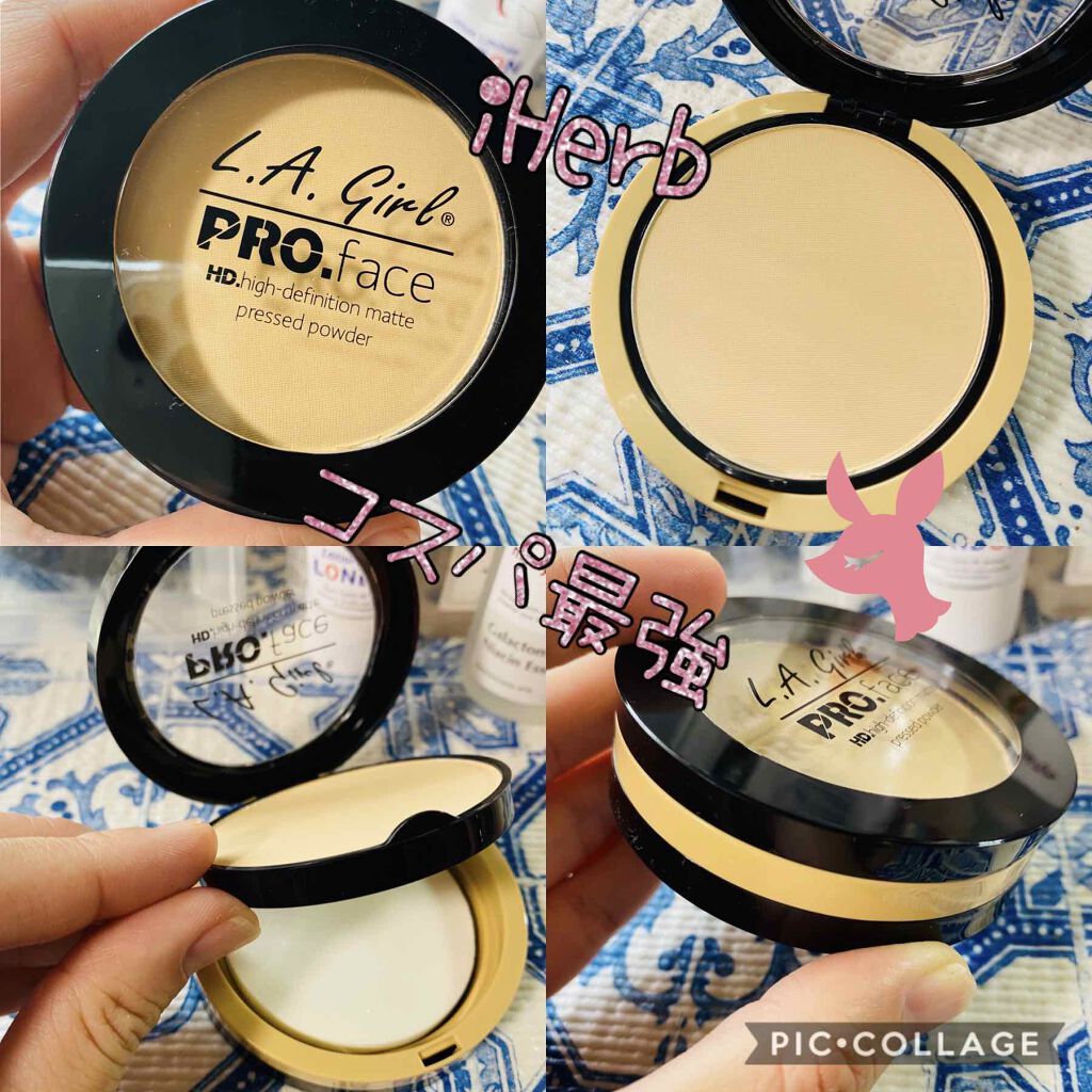 プロフェスHDマットプレスパウダー/L.A.Girl/プレストパウダーを使ったクチコミ(1枚目)