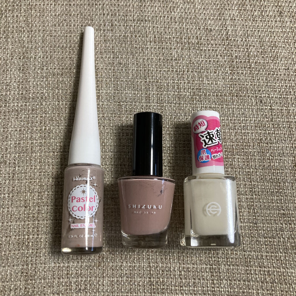 ウィンマックス パステルカラー ネイルエナメル/DAISO/マニキュアを使ったクチコミ（2枚目）