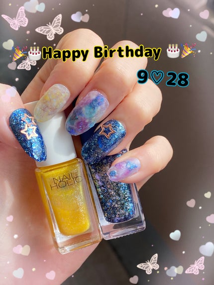 ネイルホリック リミテッドカラー カスタムジェラート YE513 マンゴー/ネイルホリック/マニキュアを使ったクチコミ(1枚目)