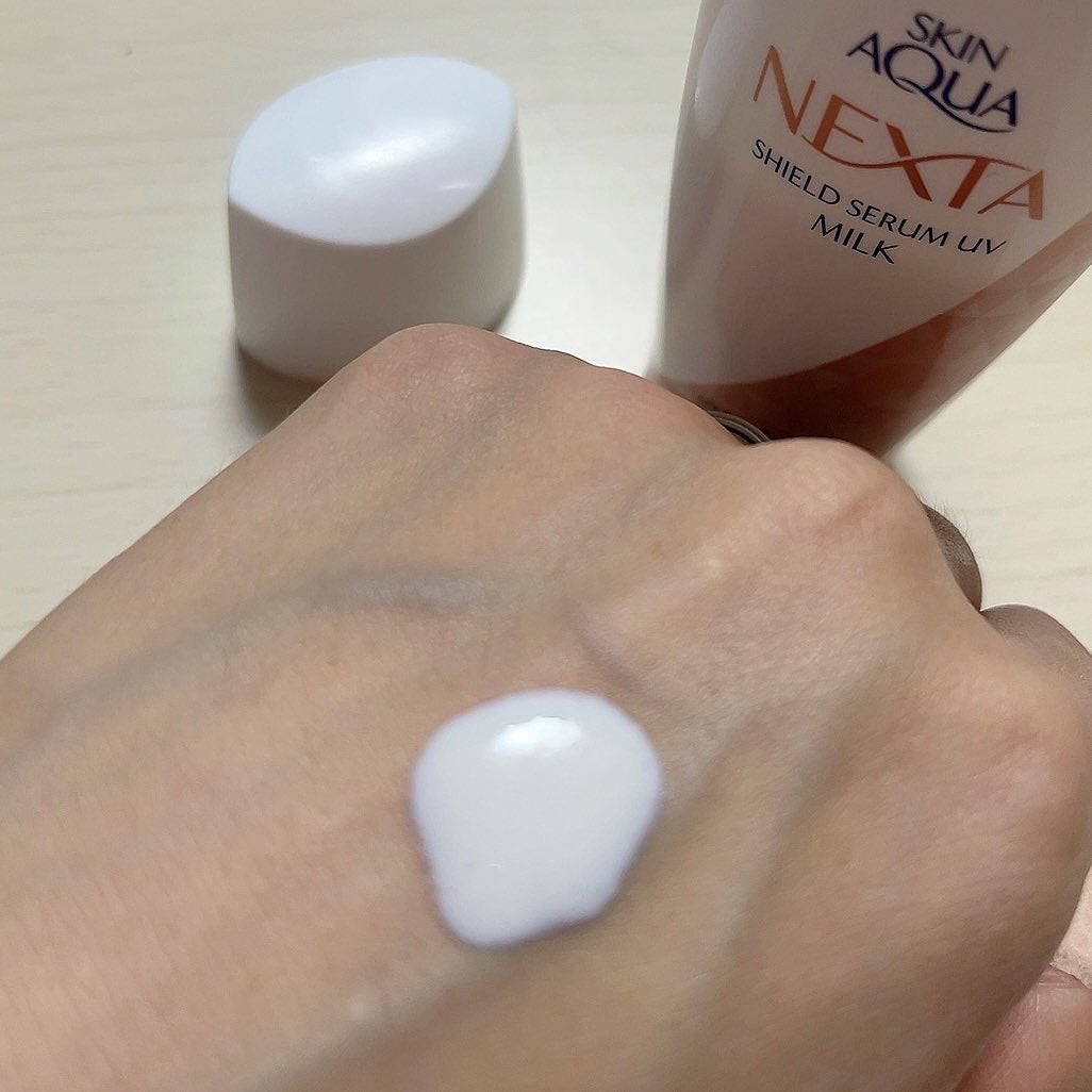 ネクスタ® シールドセラムUVミルク/スキンアクア/日焼け止めミルクを使ったクチコミ(2枚目)