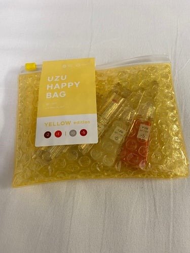 UZU HAPPY BAG YELLOW edition/UZU BY FLOWFUSHI/メイクアップキットを使ったクチコミ（2枚目）