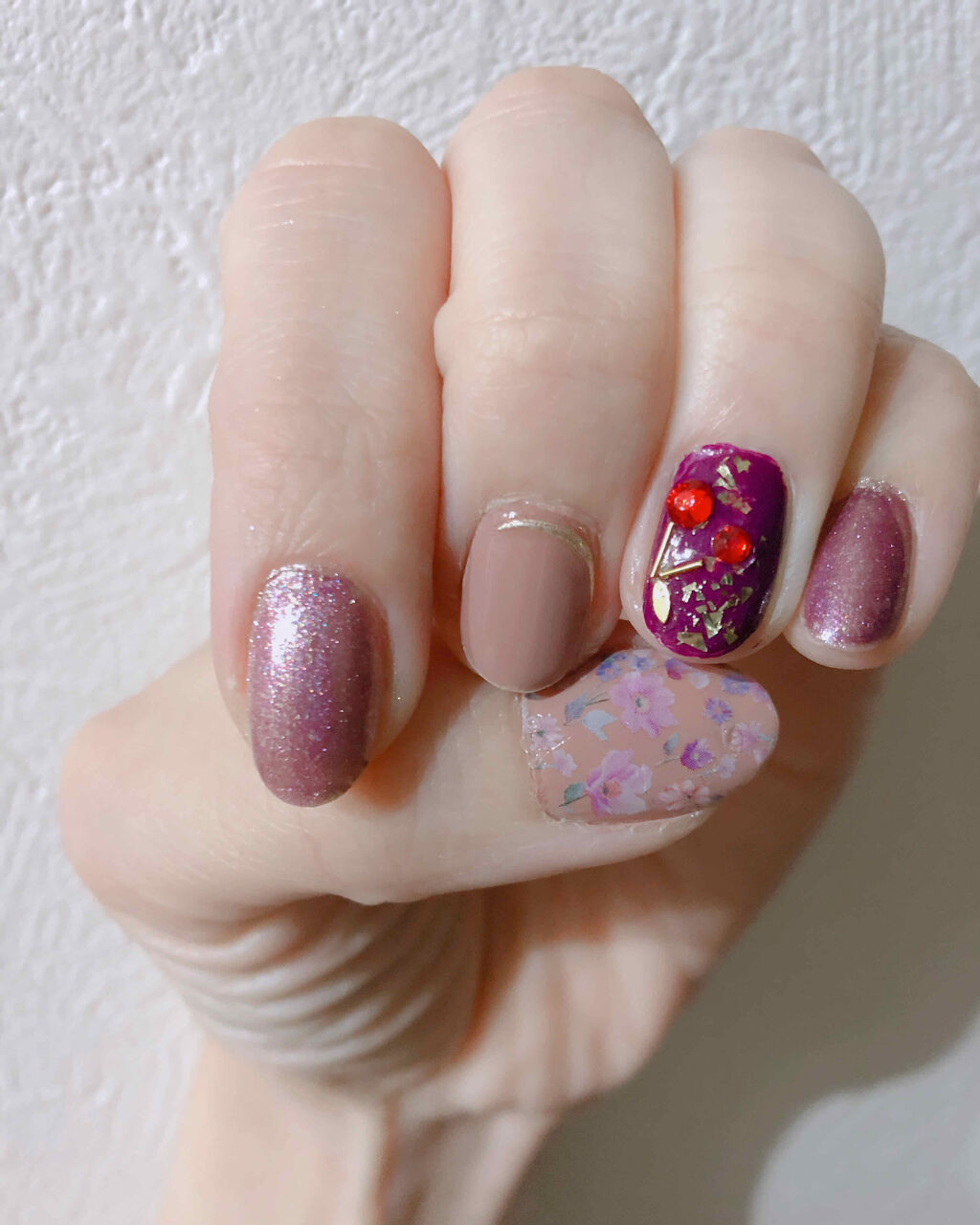 TMヌーディーカラーネイル/セリア/マニキュアを使ったクチコミ（1枚目）