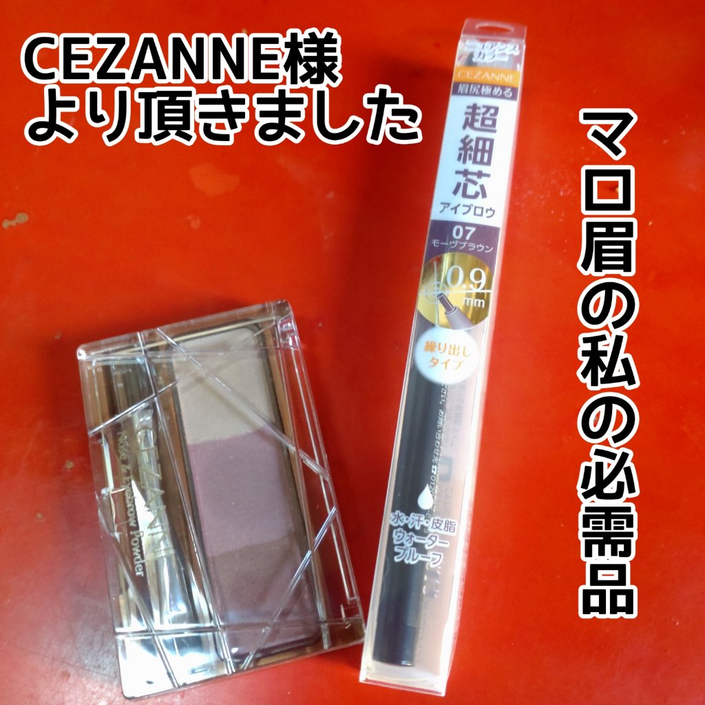 ノーズ＆アイブロウパウダー/CEZANNE/パウダーアイブロウを使ったクチコミ（1枚目）