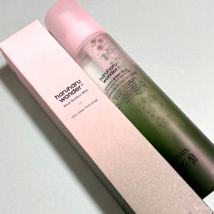 ブラックバンブーミスト/haruharu wonder/ミスト状化粧水を使ったクチコミ(5枚目)