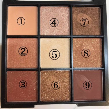 UR GLAM　BLOOMING EYE COLOR PALETTE/U R GLAM/パウダーアイシャドウを使ったクチコミ（2枚目）