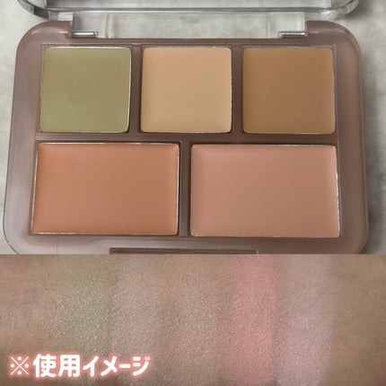 コンシールブレンダーパレット/LUNA/パレットコンシーラーを使ったクチコミ(3枚目)