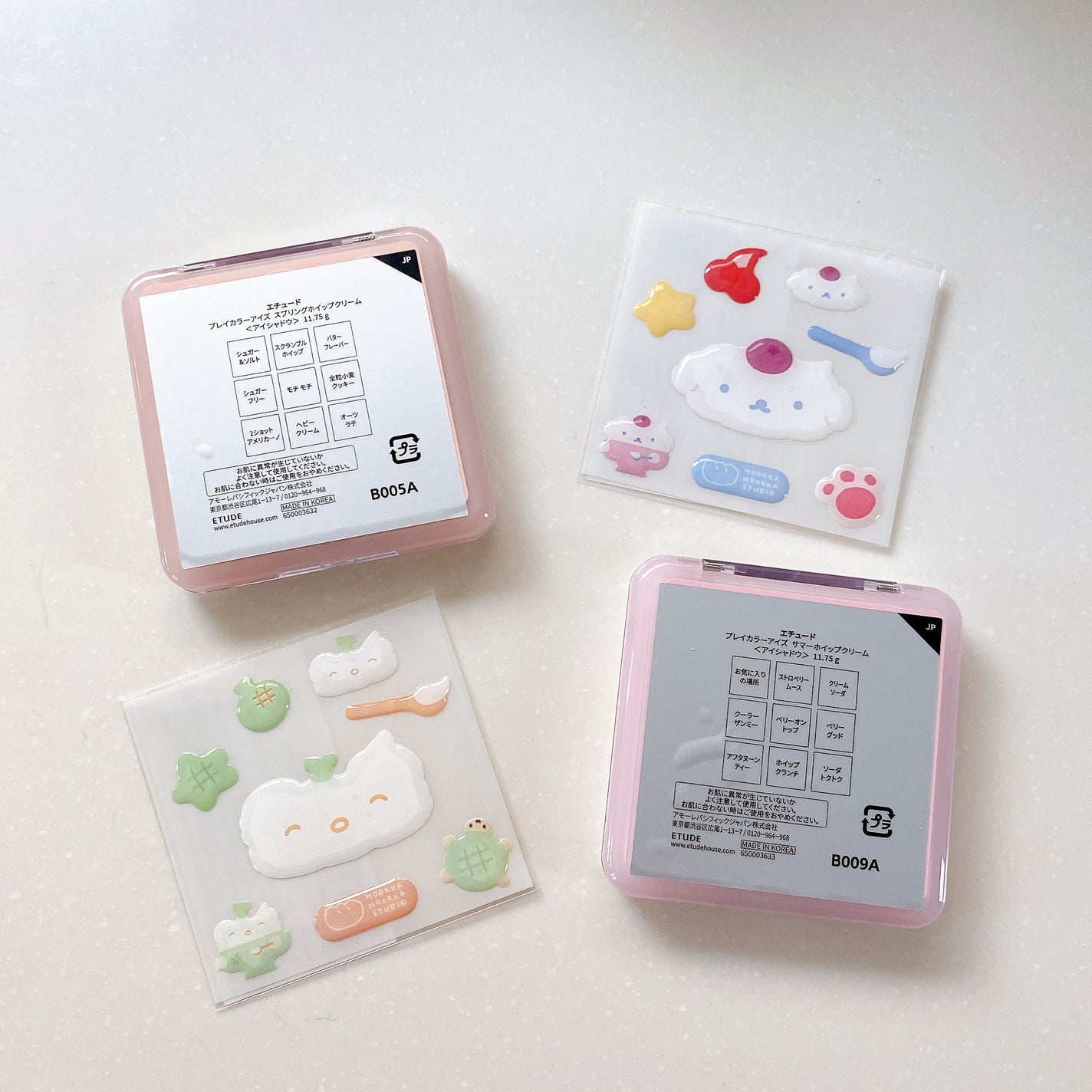 プレイカラーアイズ ホイッピングクラウドコレクション/ETUDE/アイシャドウパレットを使ったクチコミ(4枚目)