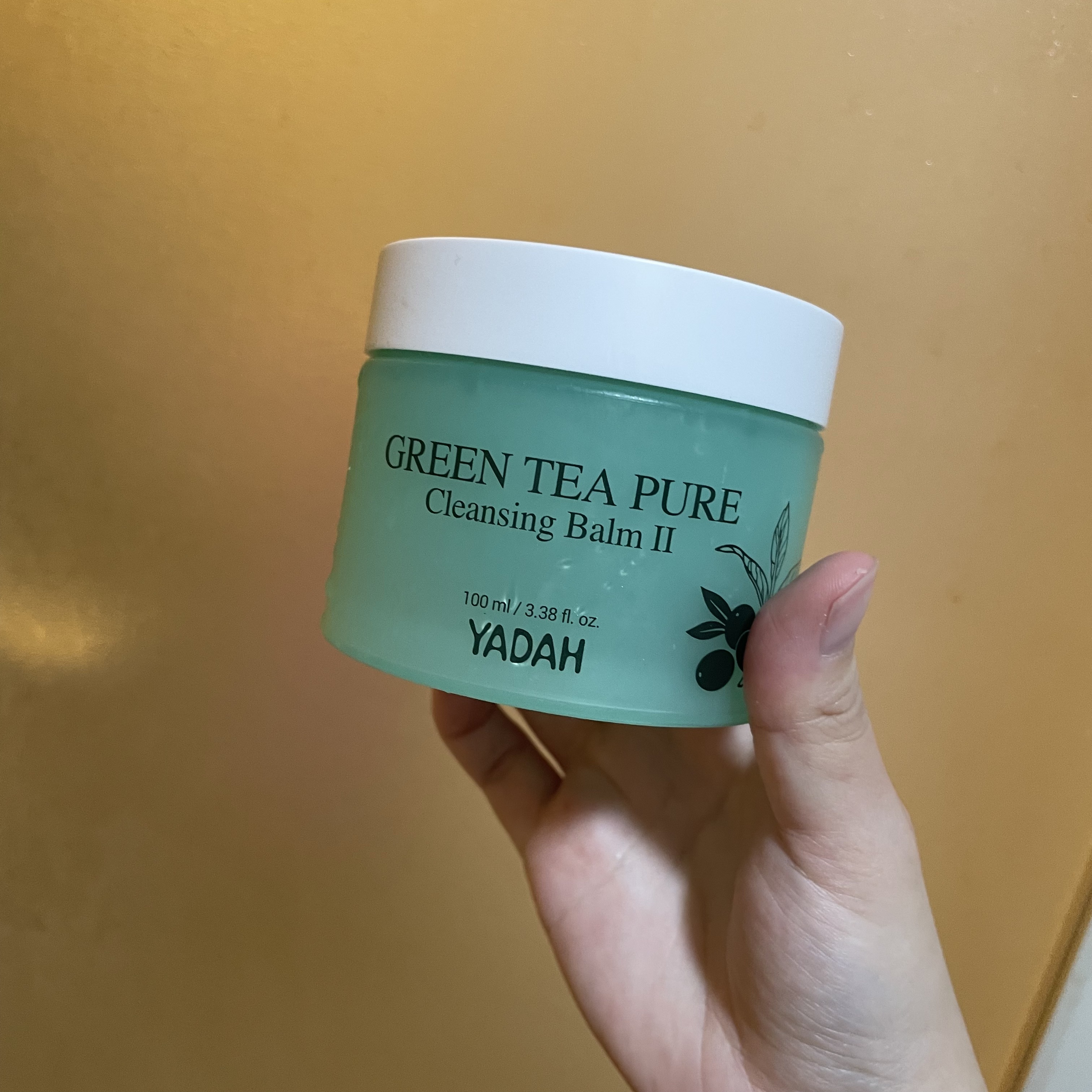 グリーンティーピュアクレンジングバームⅡ/YADAH/クレンジングバームを使ったクチコミ（2枚目）