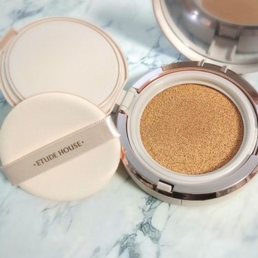 ダブルラスティング クッショングロウ/ETUDE/クッションファンデーションを使ったクチコミ(3枚目)