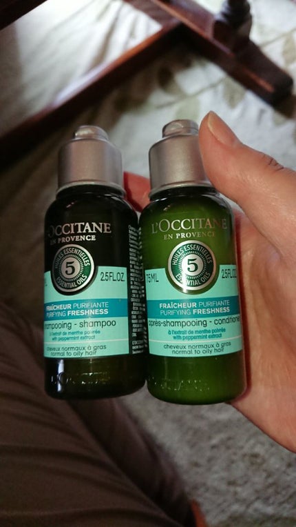 ファイブハーブス ピュアフレッシュネス シャンプー/コンディショナー/L'OCCITANE/市販シャンプーを使ったクチコミ(1枚目)