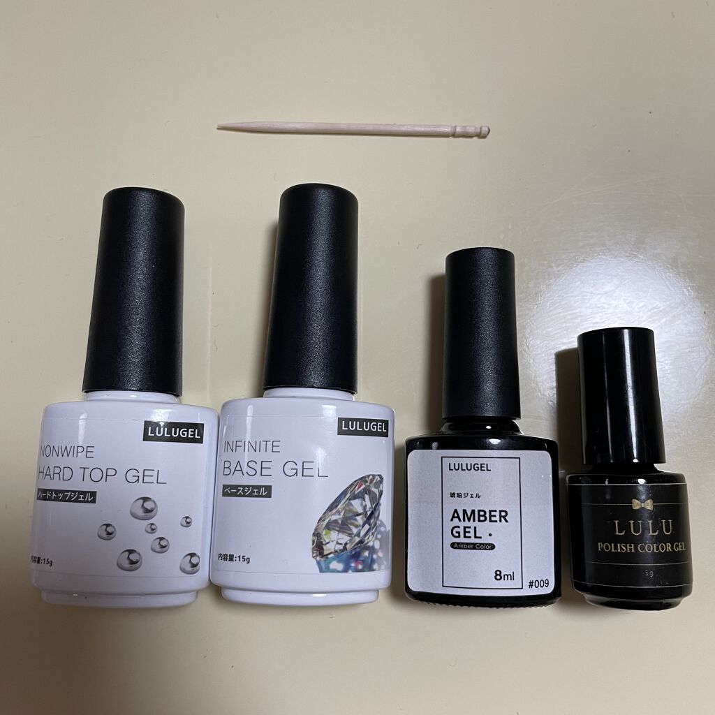 アンバージェル 琥珀ジェル/LULUGEL/ジェルネイルを使ったクチコミ（2枚目）
