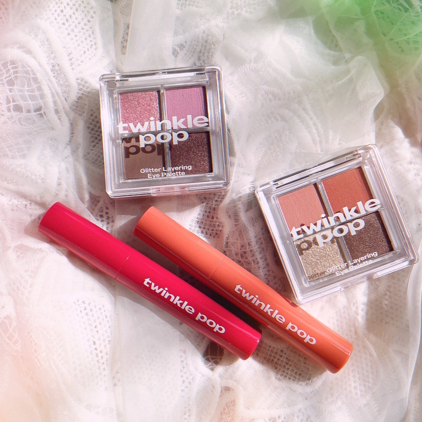 グリッターレイヤリングアイシャドウパレット/TWINKLE POP/アイシャドウパレットを使ったクチコミ(1枚目)