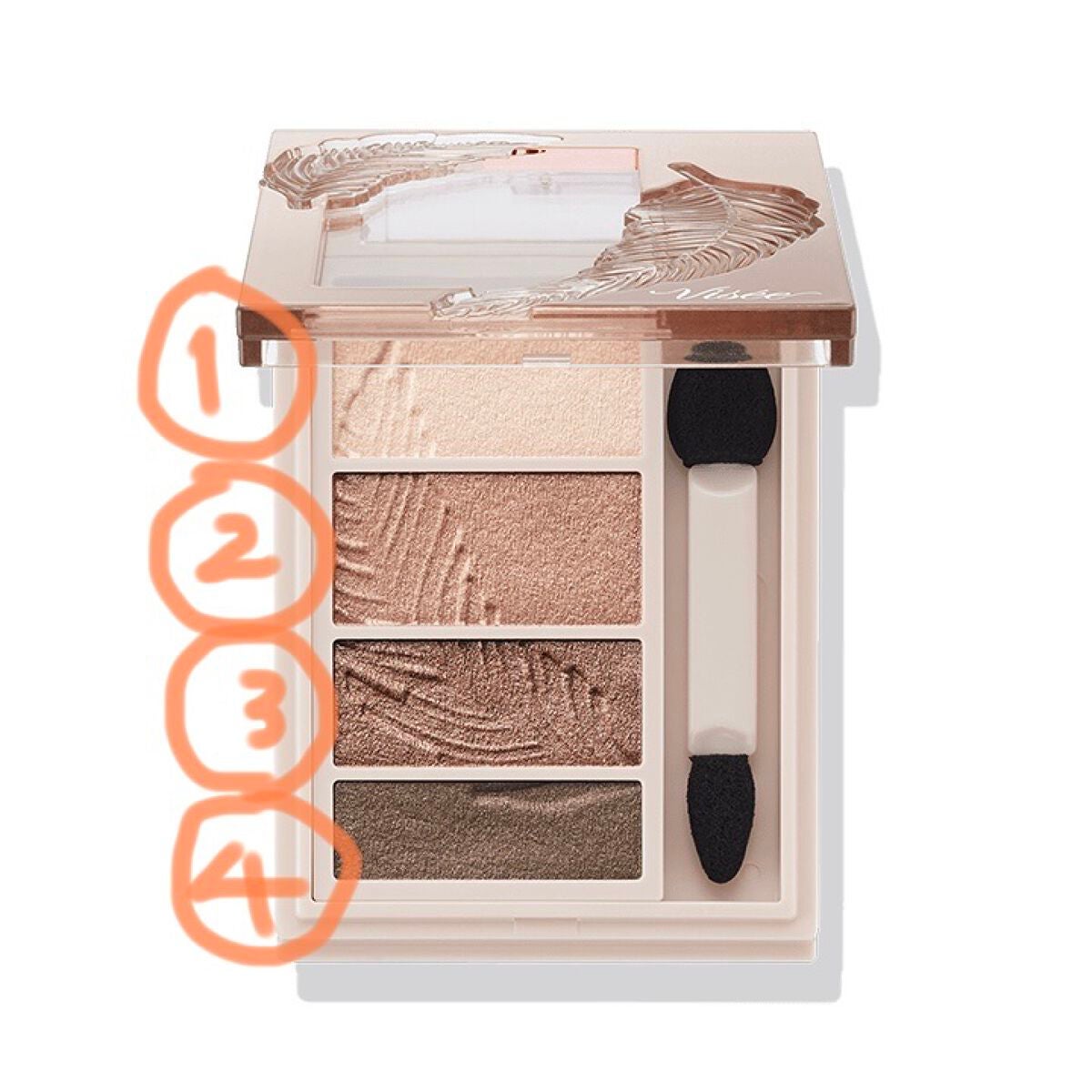 リシェ マイヌーディ アイズ/Visée/アイシャドウパレットを使ったクチコミ(2枚目)