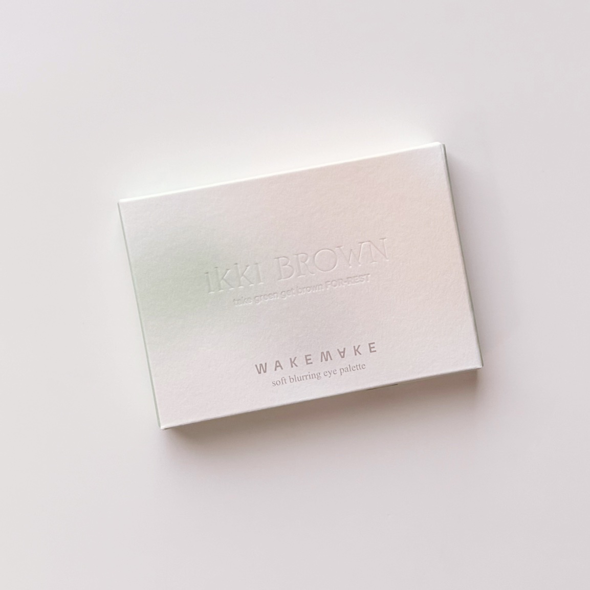 ソフトブラーリングアイパレット/wakemake/アイシャドウパレットを使ったクチコミ（2枚目）