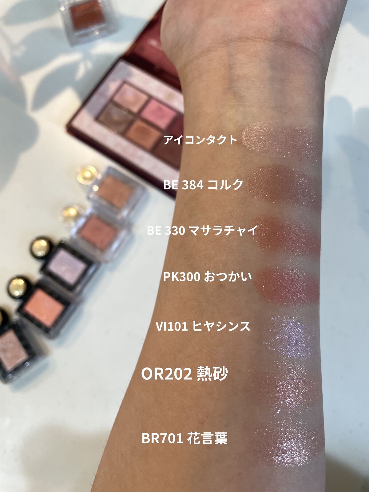 ナイストゥミーチュートランク/MAJOLICA MAJORCA/アイシャドウパレットを使ったクチコミ（2枚目）