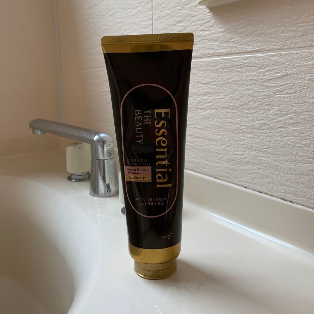 THE BEAUTY 髪のキメ美容プレミアムトリートメント<モイストリペアプレミアム>/エッセンシャル/洗い流すヘアトリートメントを使ったクチコミ(1枚目)