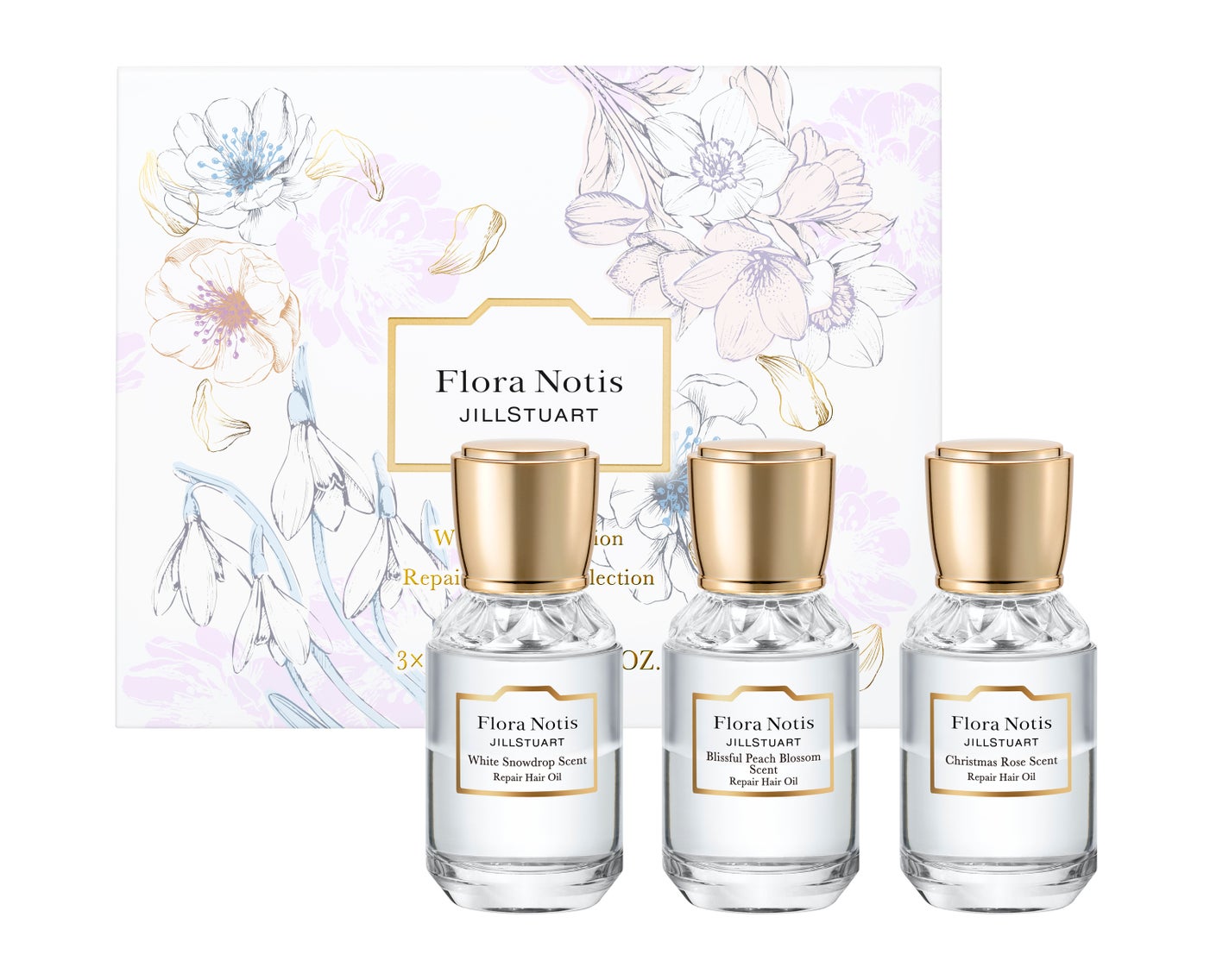 ウィンターセレブレーション リペアヘアオイルセレクション Flora Notis JILL STUART