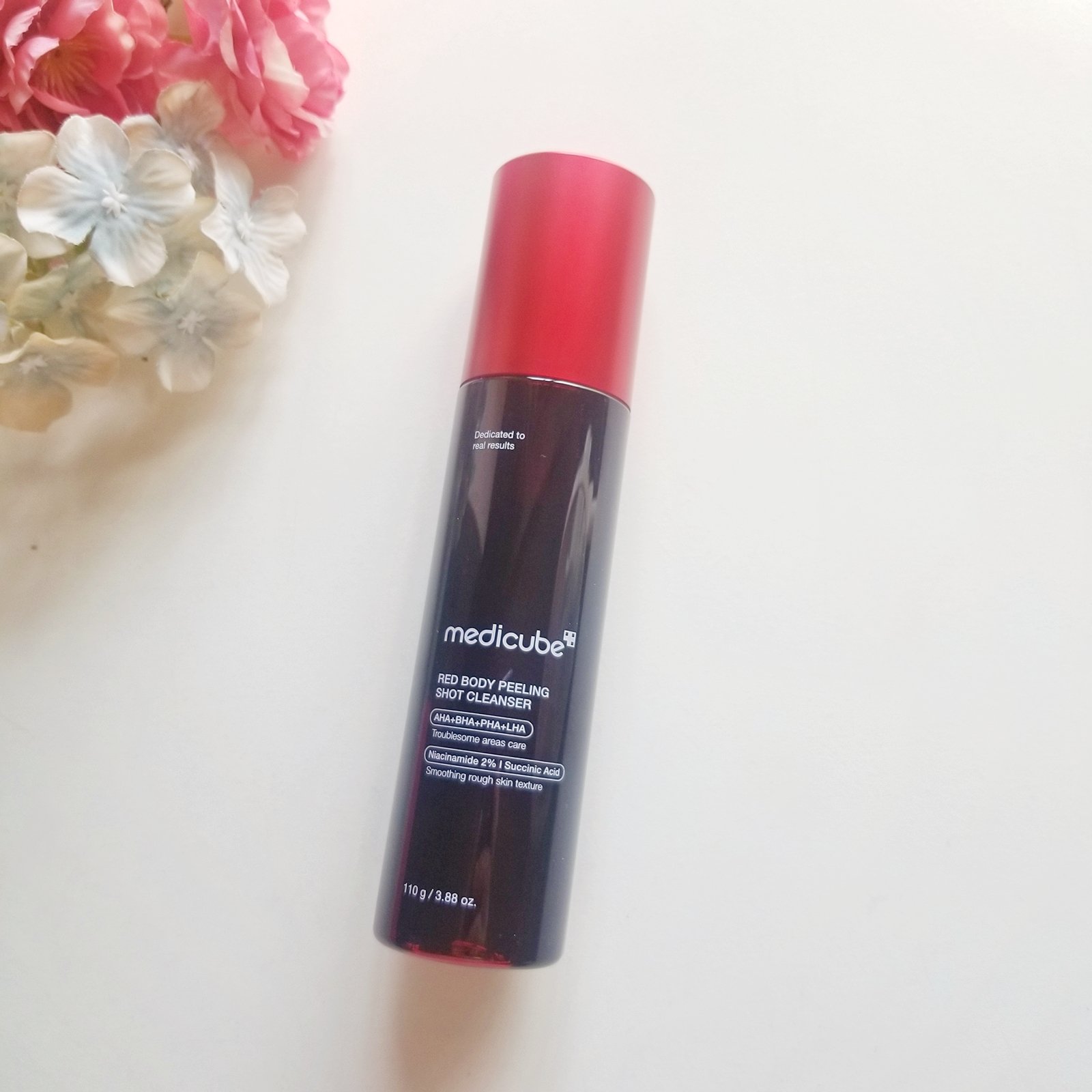 レッドアクネ ボディピーリングショット/MEDICUBE/ピーリングを使ったクチコミ（2枚目）