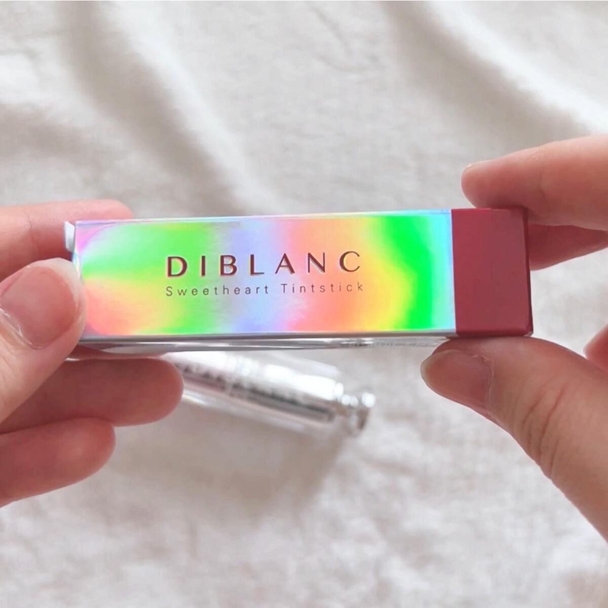  スイートハート ティントスティック/DIBLANC/リップティントを使ったクチコミ（3枚目）