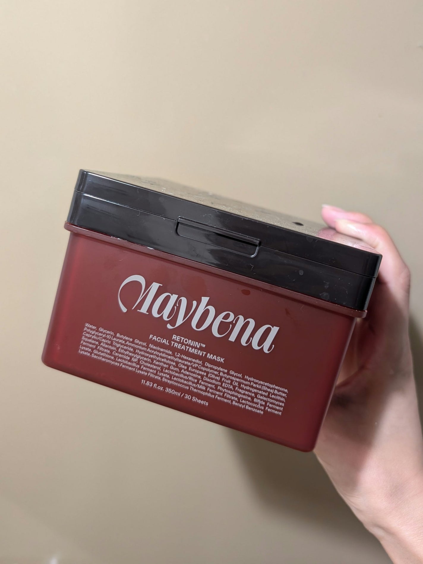 レトニン フェイシャル トリートメント マスクパック/MAYBENA/シートマスク・パックを使ったクチコミ(1枚目)