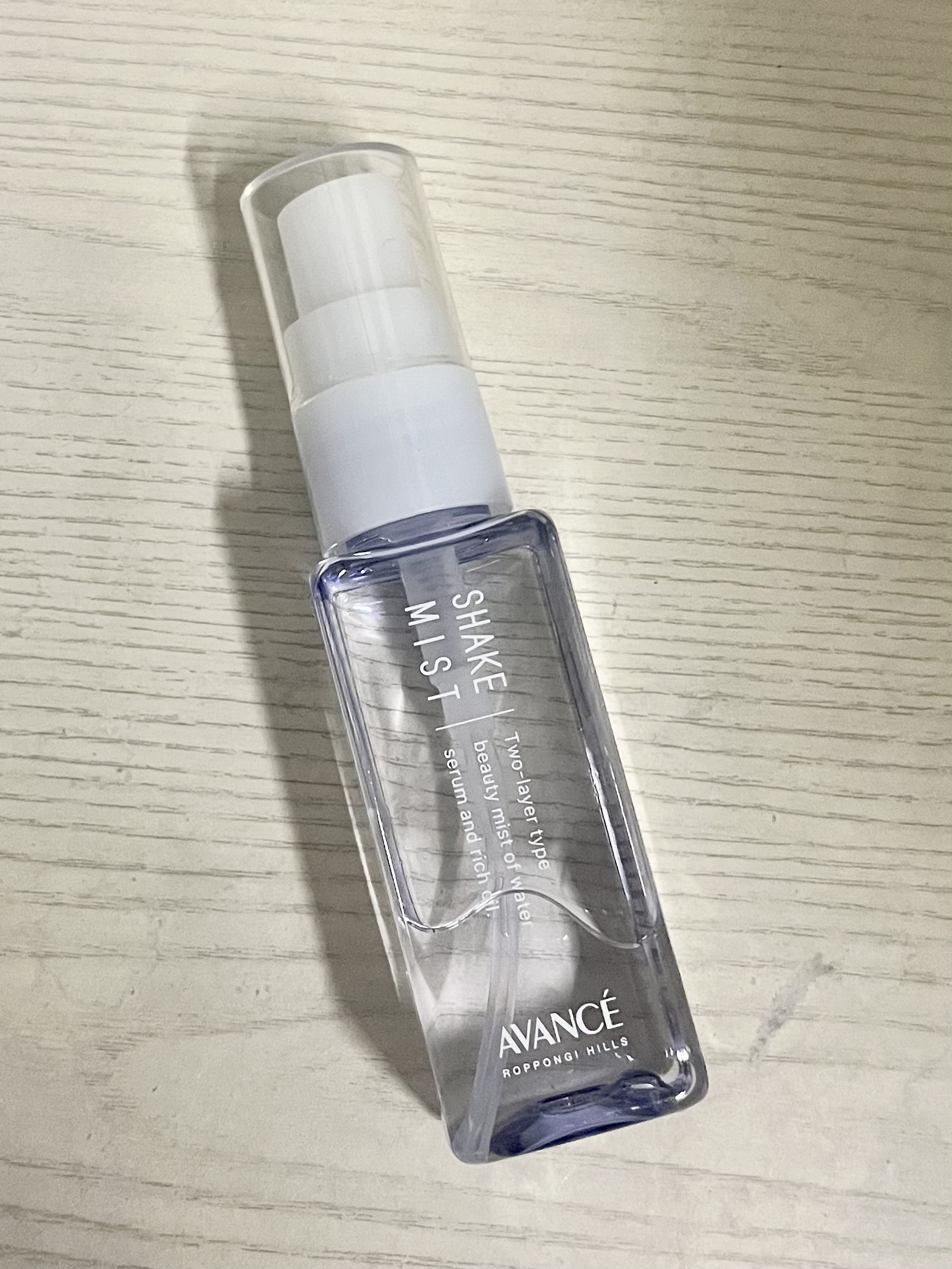 アヴァンセ シェイクミスト しっとり/アヴァンセ/ミスト状化粧水を使ったクチコミ（1枚目）