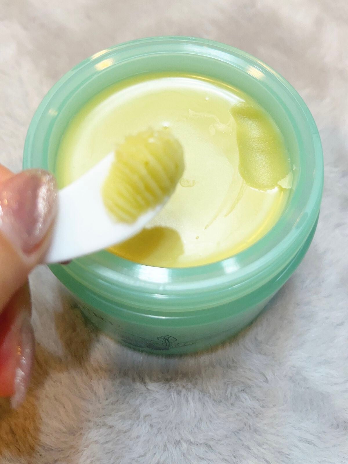 グリーンティーピュアクレンジングバームⅡ/YADAH/クレンジングバームを使ったクチコミ(4枚目)